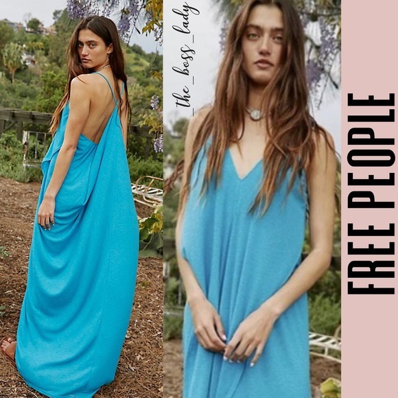 Free People Dresses & Skirts - Free People dress maxi ruffles drapey beach spring summer boho